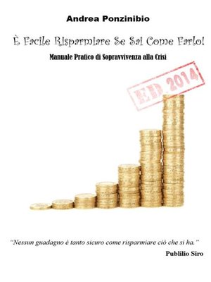 cover image of È facile risparmiare se sai come farlo! ed. 2014